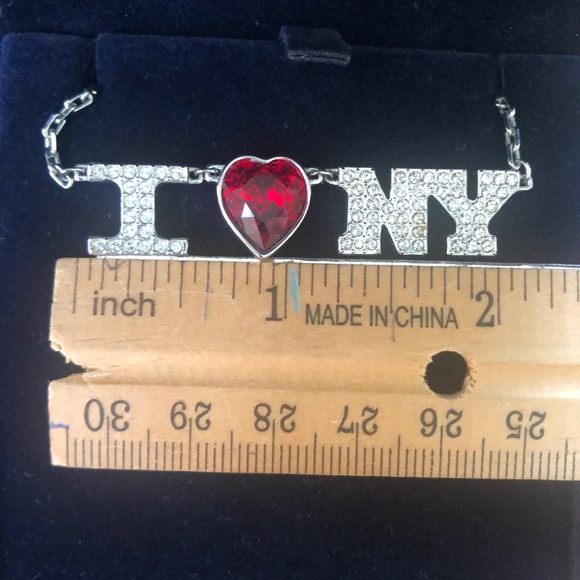 Swarovski I Love New York Necklace & Earrings Set - Picture 4 of 13
